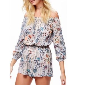 Free‎ People Floral Off-Shoulder Romper
